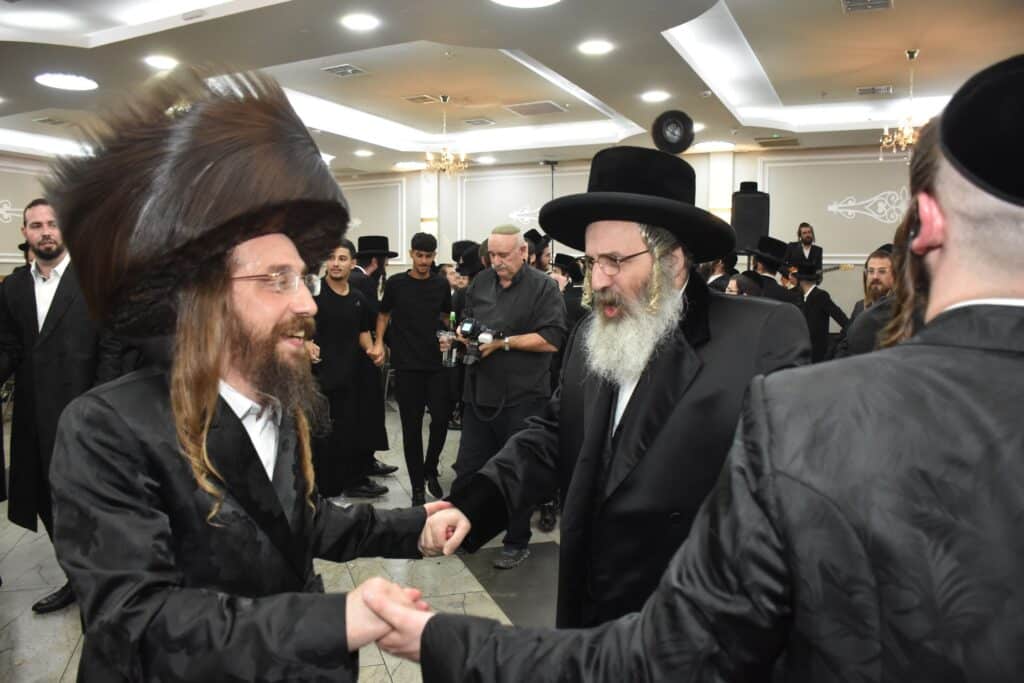 שמחת החתונה לנכדת כ"ק מרן אדמו"ר מאשלג שליט"א
