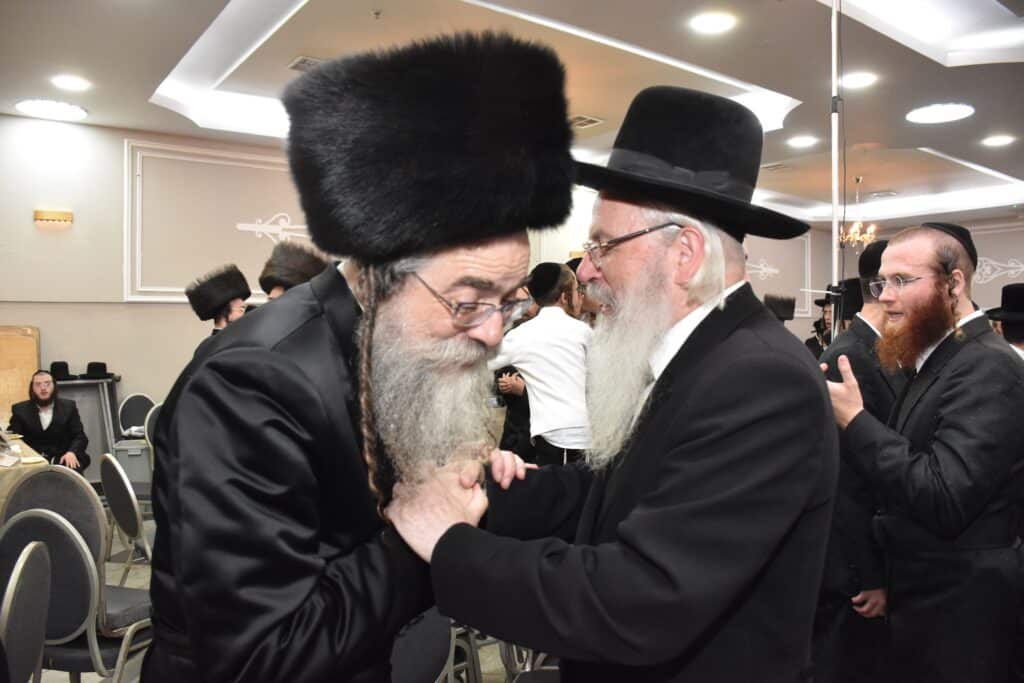 שמחת החתונה לנכדת כ"ק מרן אדמו"ר מאשלג שליט"א