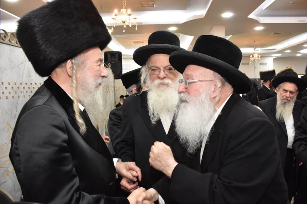 שמחת החתונה לנכדת כ"ק מרן אדמו"ר מאשלג שליט"א