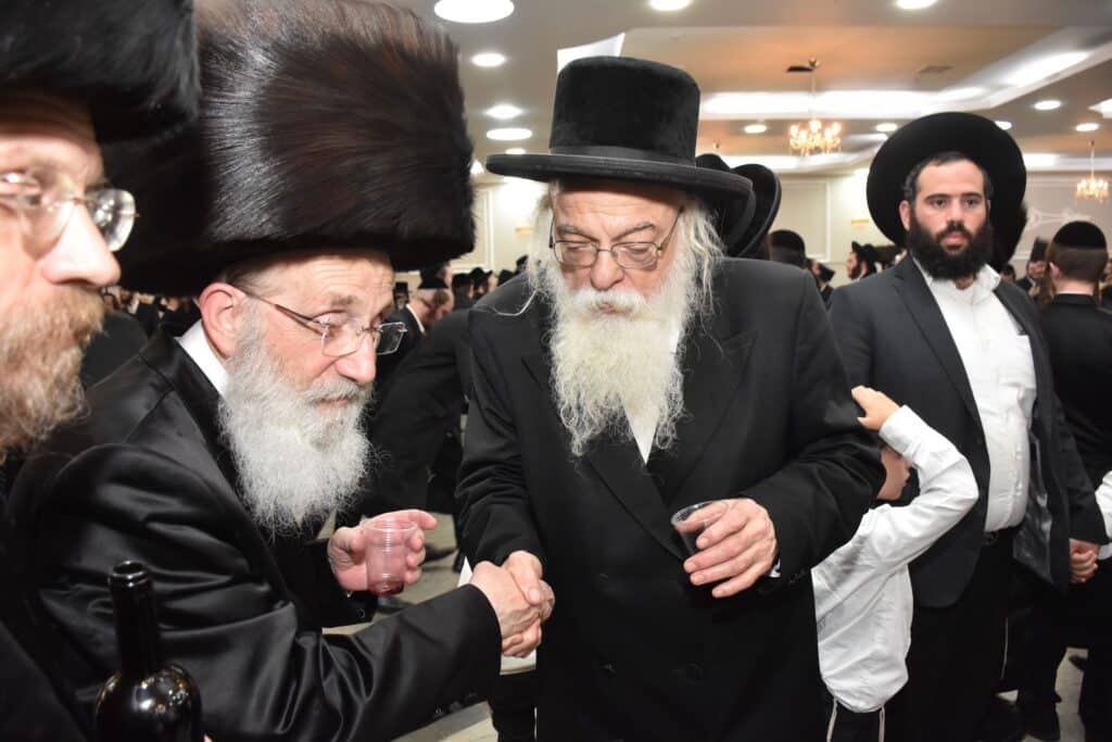 שמחת החתונה לנכדת כ"ק מרן אדמו"ר מאשלג שליט"א