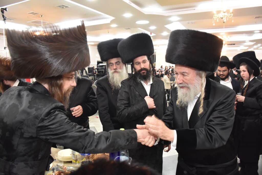 שמחת החתונה לנכדת כ"ק מרן אדמו"ר מאשלג שליט"א