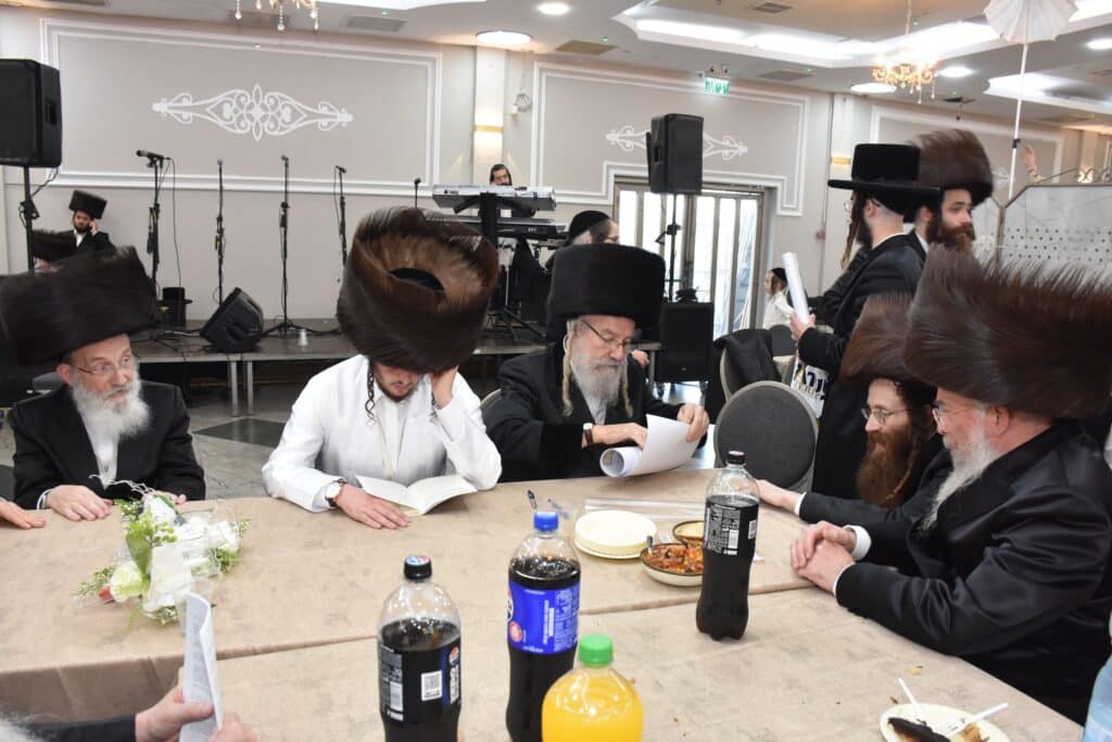 שמחת החתונה לנכדת כ"ק מרן אדמו"ר מאשלג שליט"א