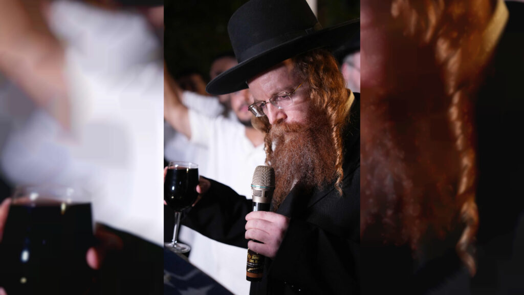 רבנים ואישי ציבור בשמחת נישואי בת הדיין הג"ר ראובן נאקר