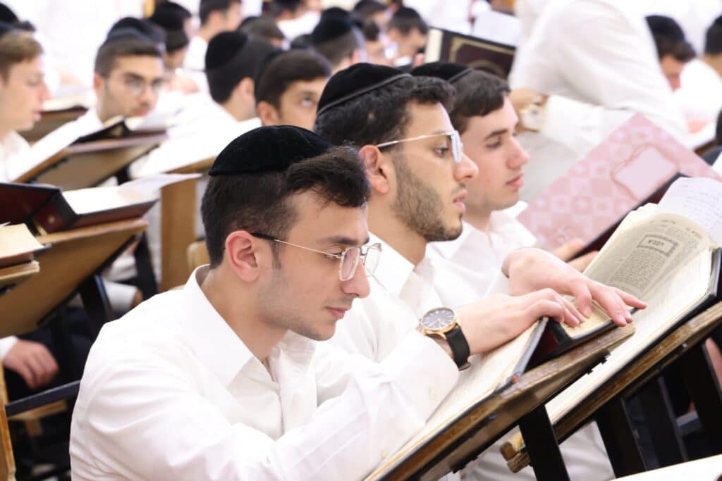 גלריה: בישיבת 'ברית יעקב' פתחו את זמן אלול עם שיעור כללי