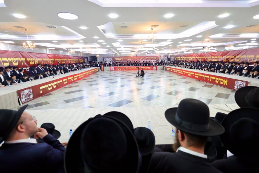 בכינוס ההיסטורי: ראשי הישיבות זעקו מדם לבם נגד הגיוס