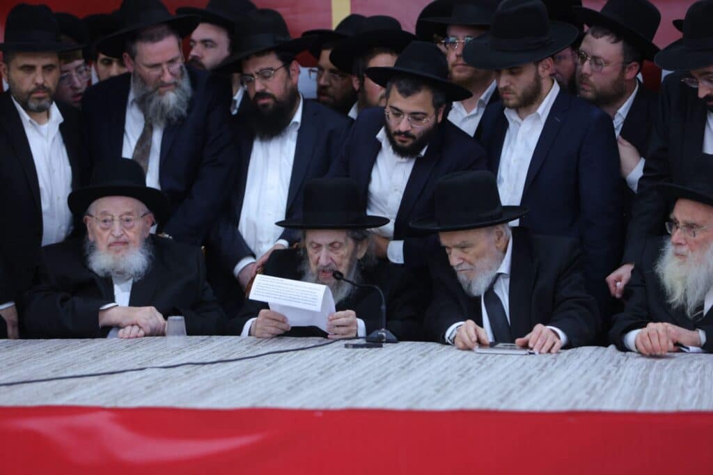 בכינוס ההיסטורי: ראשי הישיבות זעקו מדם לבם נגד הגיוס