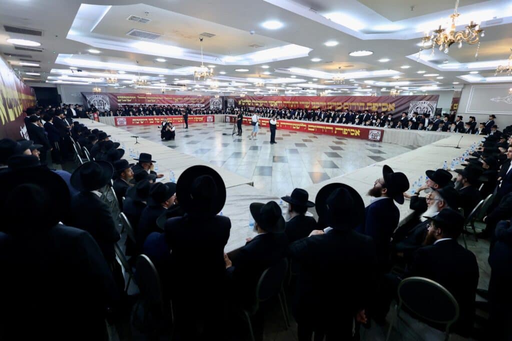 בכינוס ההיסטורי: ראשי הישיבות זעקו מדם לבם נגד הגיוס