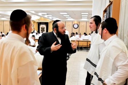 מעמד פתיחת הזמן בר"ח אלול בישיבה הגדולה "תורת ה'" שע"י קהל עדת ירושלים