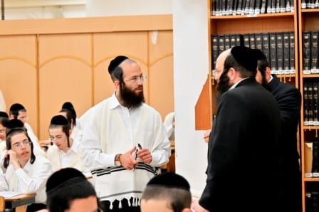 מעמד פתיחת הזמן בר"ח אלול בישיבה הגדולה "תורת ה'" שע"י קהל עדת ירושלים