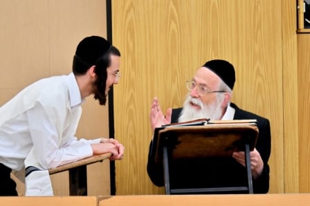 מעמד פתיחת הזמן בר"ח אלול בישיבה הגדולה "תורת ה'" שע"י קהל עדת ירושלים