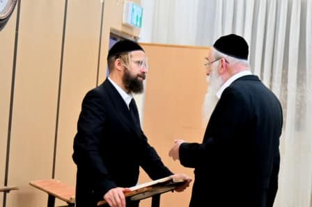 מעמד פתיחת הזמן בר"ח אלול בישיבה הגדולה "תורת ה'" שע"י קהל עדת ירושלים