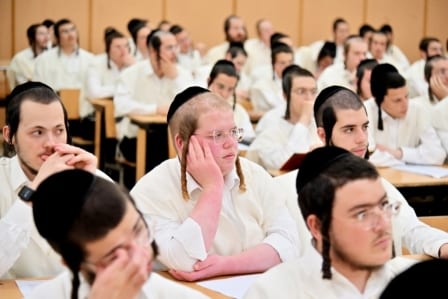 מעמד פתיחת הזמן בר"ח אלול בישיבה הגדולה "תורת ה'" שע"י קהל עדת ירושלים