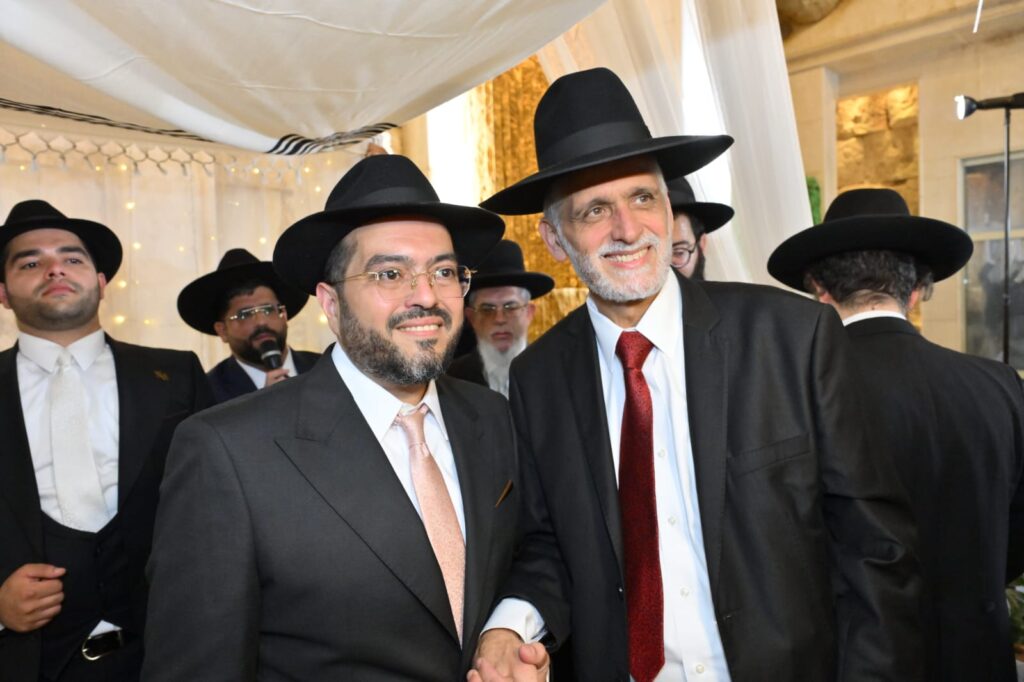 הרבנים הראשיים השתתפו בשמחת נישואי בת הגר"י הללויה