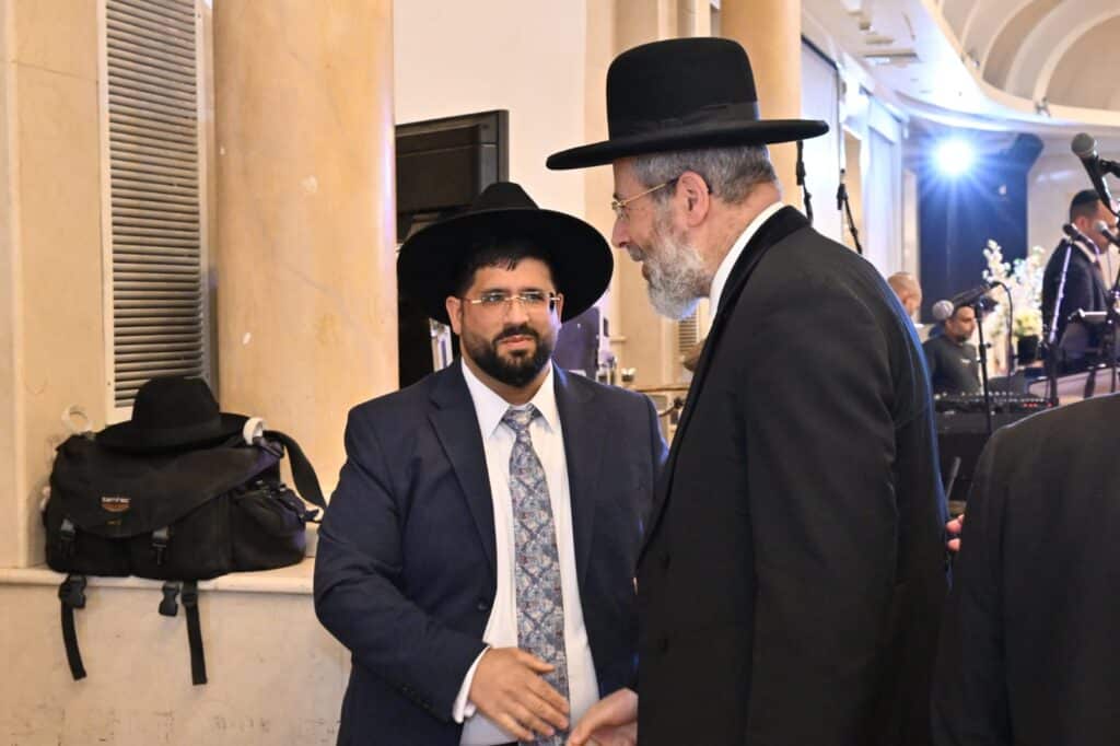 הרבנים הראשיים השתתפו בשמחת נישואי בת הגר"י הללויה