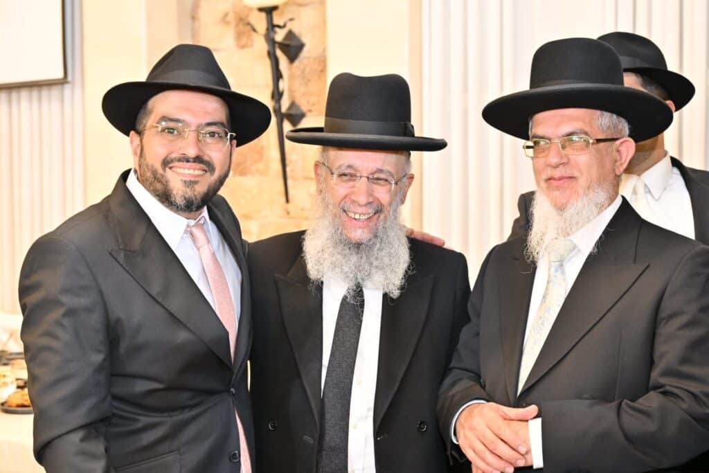 הרבנים הראשיים השתתפו בשמחת נישואי בת הגר"י הללויה