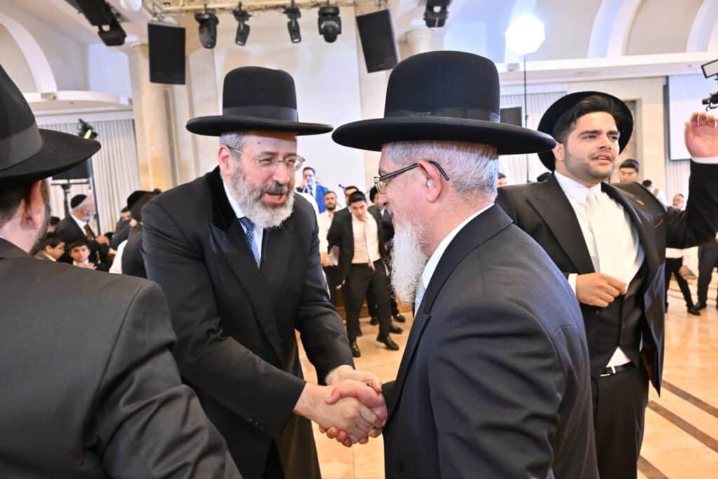 הרבנים הראשיים השתתפו בשמחת נישואי בת הגר"י הללויה