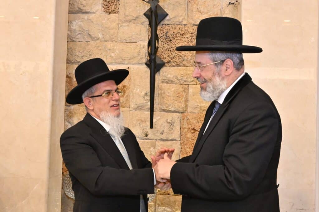 הרבנים הראשיים השתתפו בשמחת נישואי בת הגר"י הללויה