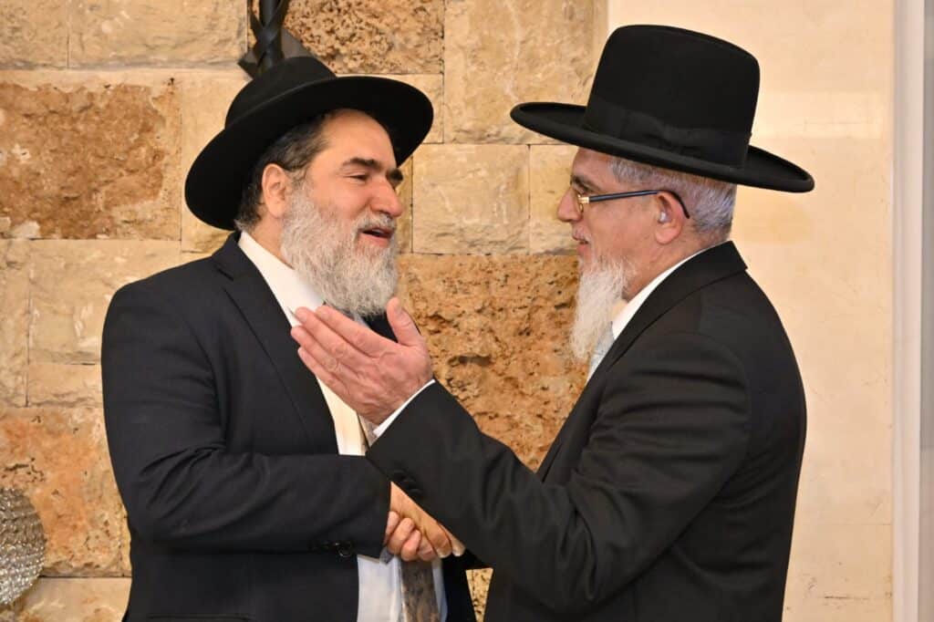 הרבנים הראשיים השתתפו בשמחת נישואי בת הגר"י הללויה