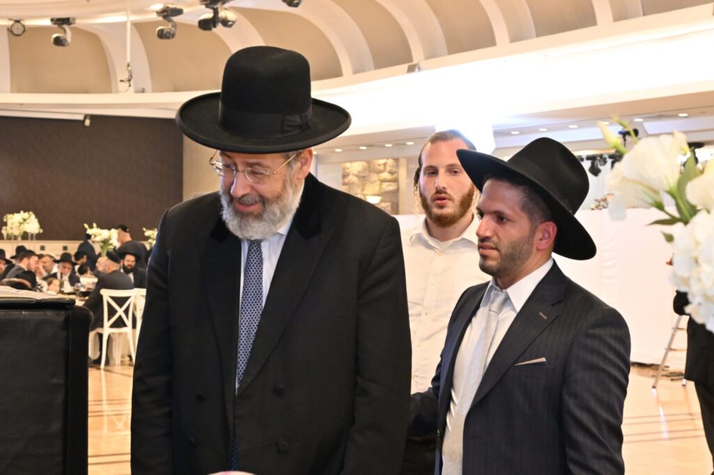 הרבנים הראשיים השתתפו בשמחת נישואי בת הגר"י הללויה