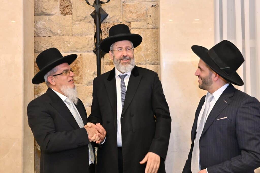 הרבנים הראשיים השתתפו בשמחת נישואי בת הגר"י הללויה