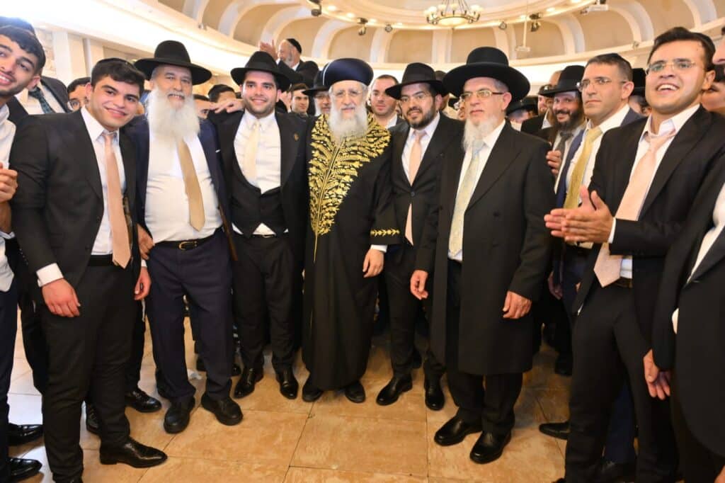 הרבנים הראשיים השתתפו בשמחת נישואי בת הגר"י הללויה
