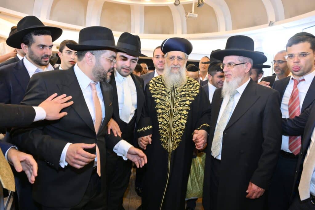 הרבנים הראשיים השתתפו בשמחת נישואי בת הגר"י הללויה