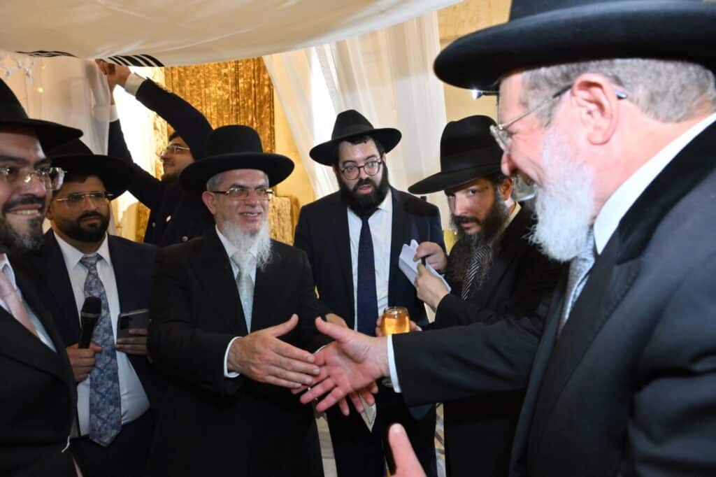 הרבנים הראשיים השתתפו בשמחת נישואי בת הגר"י הללויה