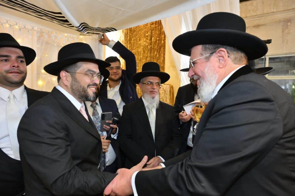 הרבנים הראשיים השתתפו בשמחת נישואי בת הגר"י הללויה