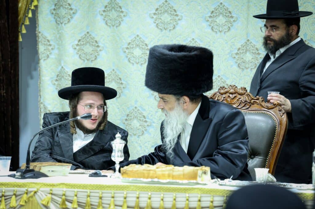 האדמו"ר מאשלג אירס את בתו: החסידים השתתפו באירוסין