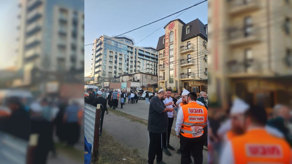 תיעוד מיוחד: עשרות אלפים הגיעו לציון הקדוש באומן