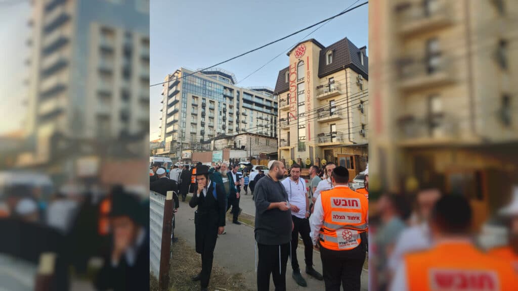 תיעוד מיוחד: עשרות אלפים הגיעו לציון הקדוש באומן