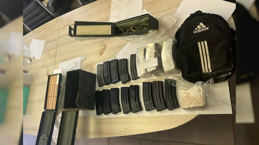 נחשפו בונקרים תת קרקעיים של תחמושת צבאית גנובה