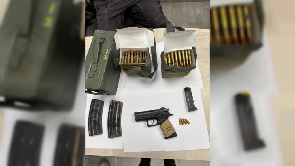 נחשפו בונקרים תת קרקעיים של תחמושת צבאית גנובה