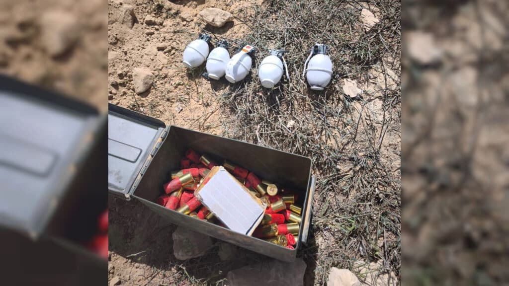 נחשפו בונקרים תת קרקעיים של תחמושת צבאית גנובה