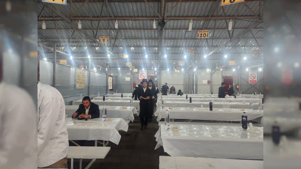 תיעוד מיוחד: עשרות אלפים הגיעו לציון הקדוש באומן