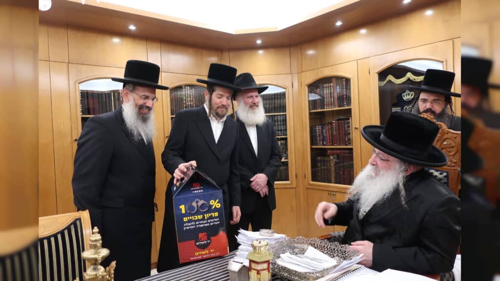 גדולי ישראל פתחו את המגבית השנתית "כופר נפש" לטובת ארגון הפעילים יד לאחים