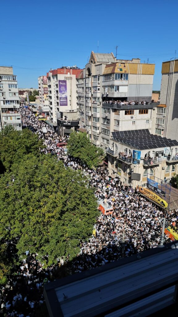 מעל 55 אלף איש התקבצו על ציונו של רבי נחמן מברסלב