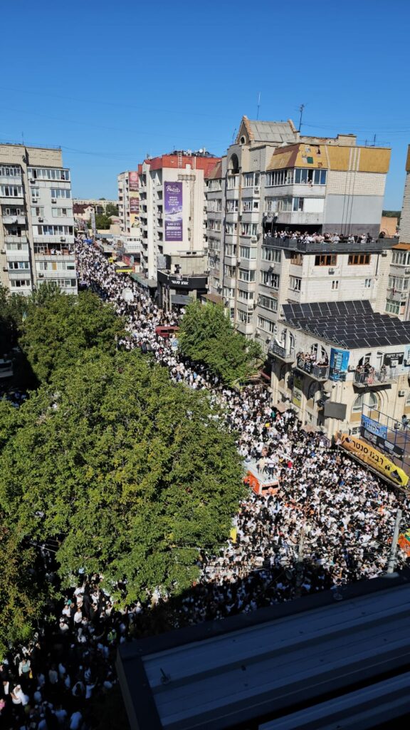 מעל 55 אלף איש התקבצו על ציונו של רבי נחמן מברסלב