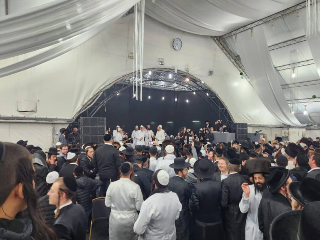 מעל 55 אלף איש התקבצו על ציונו של רבי נחמן מברסלב