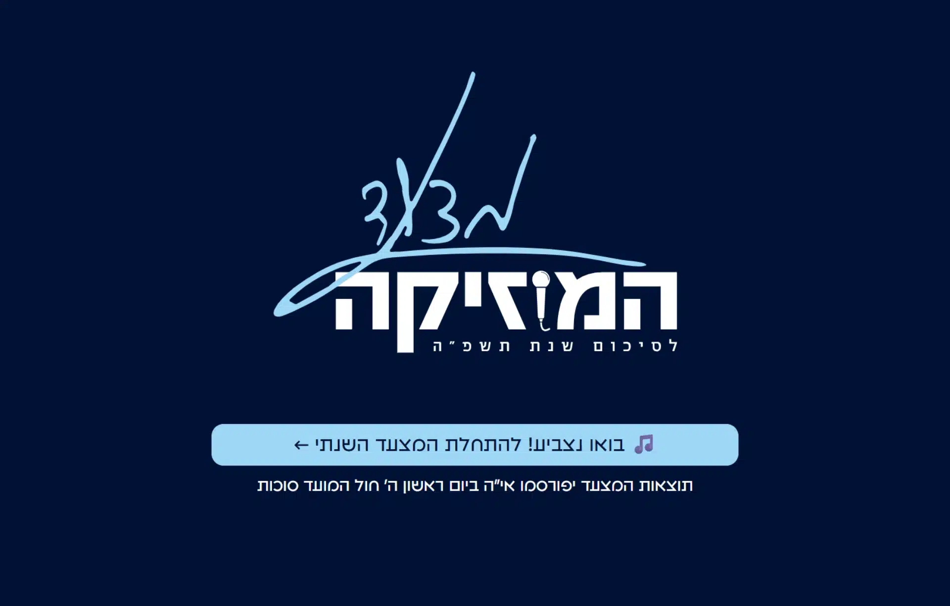 מצעד המוזיקה תשפ"ה