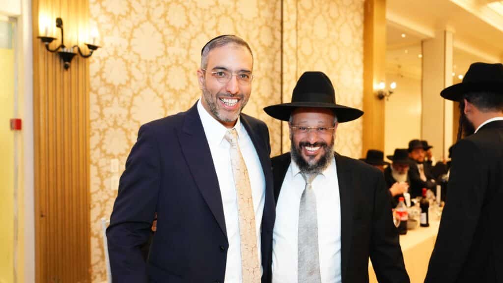 ראש המטה של הראשון לציון בירמצ את בנו - כולם באו לברך