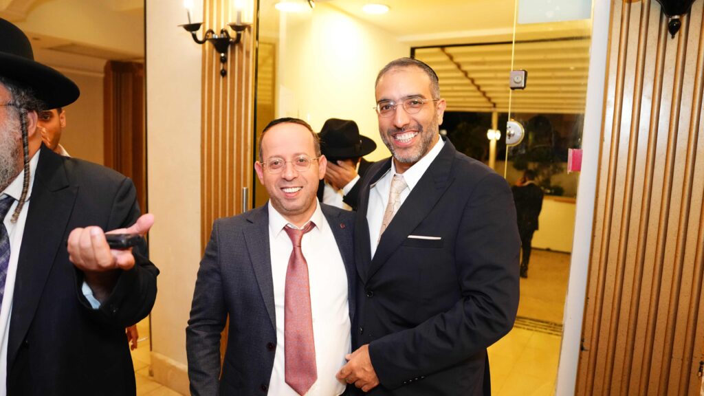 ראש המטה של הראשון לציון בירמצ את בנו - כולם באו לברך