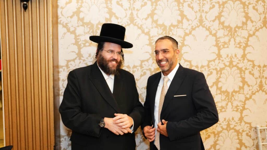 ראש המטה של הראשון לציון בירמצ את בנו - כולם באו לברך