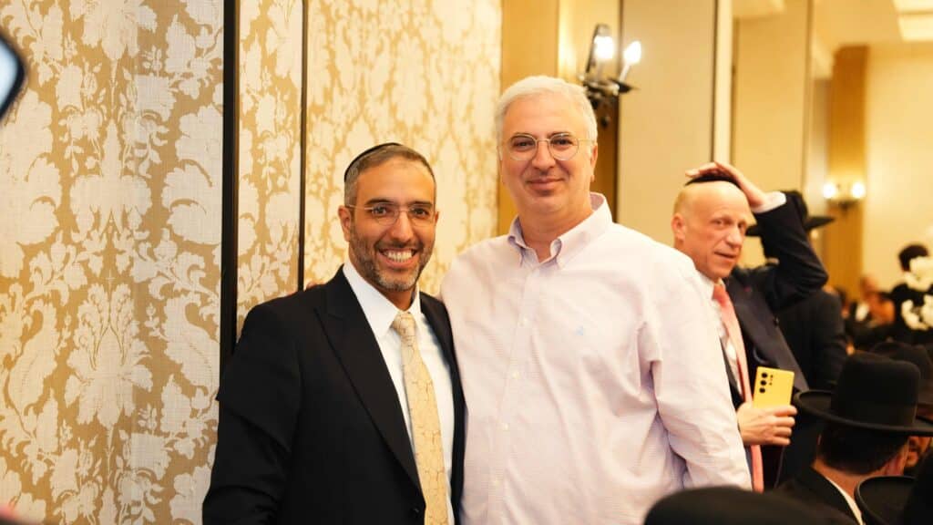 ראש המטה של הראשון לציון בירמצ את בנו - כולם באו לברך