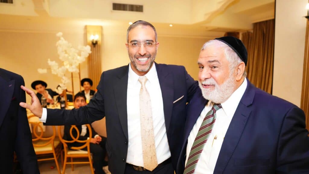 ראש המטה של הראשון לציון בירמצ את בנו - כולם באו לברך