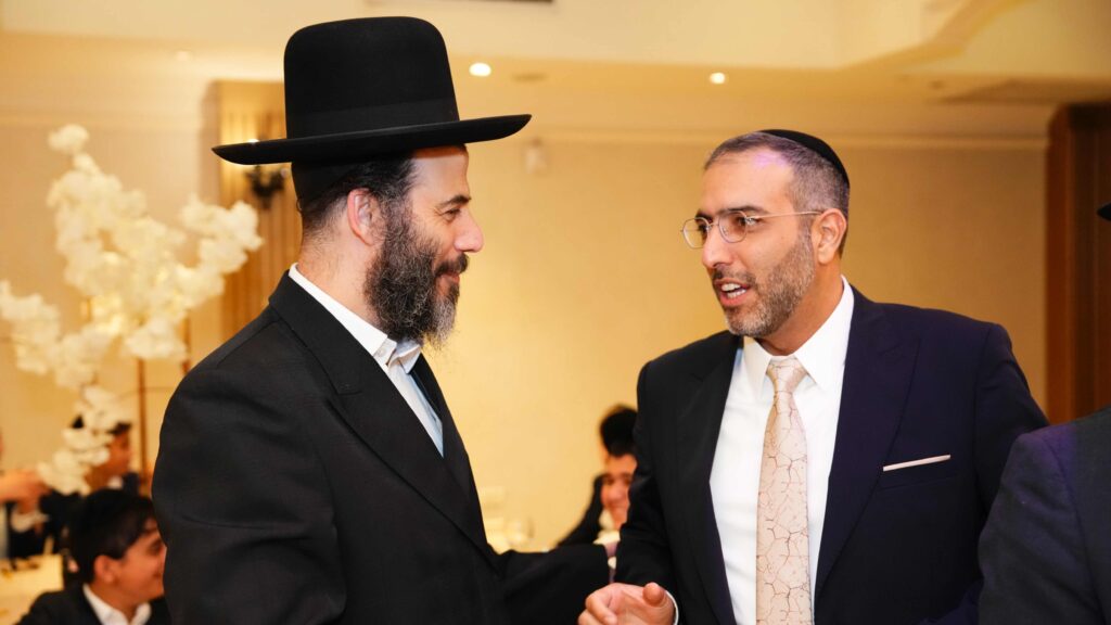 ראש המטה של הראשון לציון בירמצ את בנו - כולם באו לברך