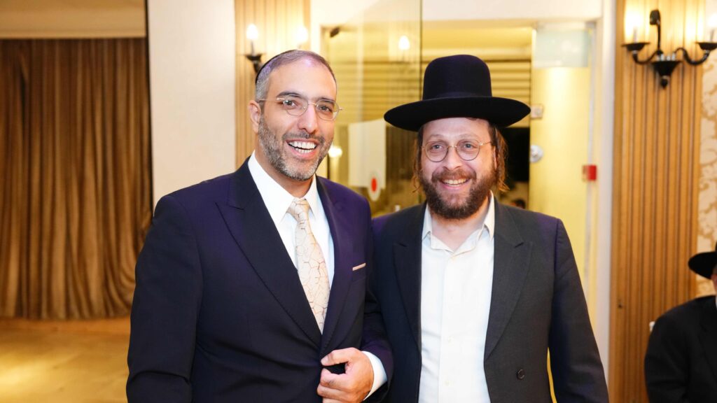 ראש המטה של הראשון לציון בירמצ את בנו - כולם באו לברך