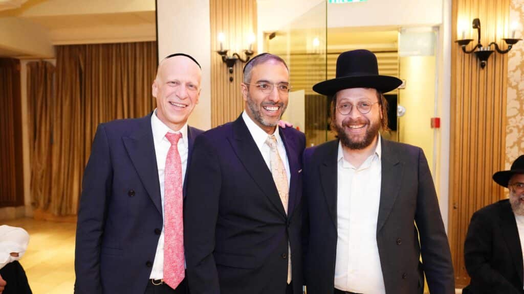 ראש המטה של הראשון לציון בירמצ את בנו - כולם באו לברך