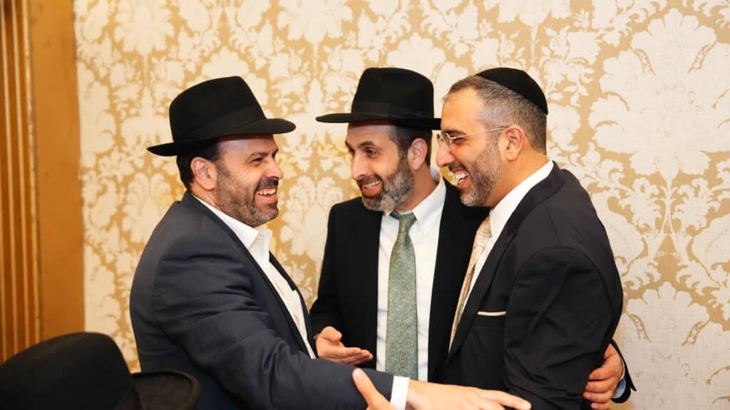 ראש המטה של הראשון לציון בירמצ את בנו - כולם באו לברך