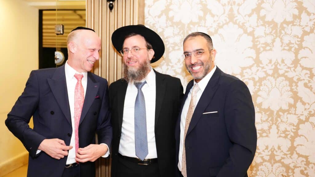 ראש המטה של הראשון לציון בירמצ את בנו - כולם באו לברך